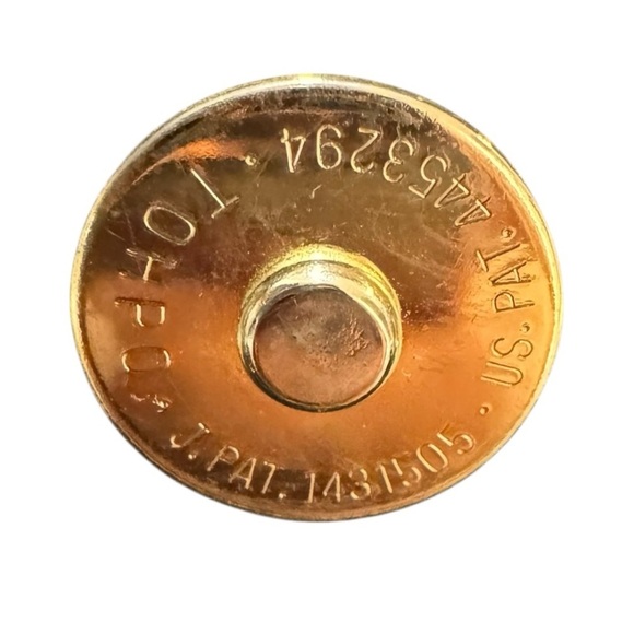 Vintage Gucci GG Monogram Shoulder Bag Navy Leather Trim | Unused 1970s - Picture 9 of 14